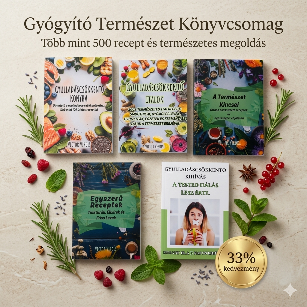 Teljes Egészség Könyvcsomag – 3 Könyv + 2 Magazin